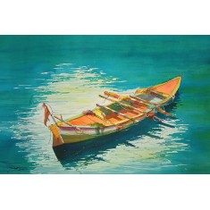 Shaima Umer, 15 x 21 Inches, Watercolor on Paper, Seascape Painting, AC-SHA-082